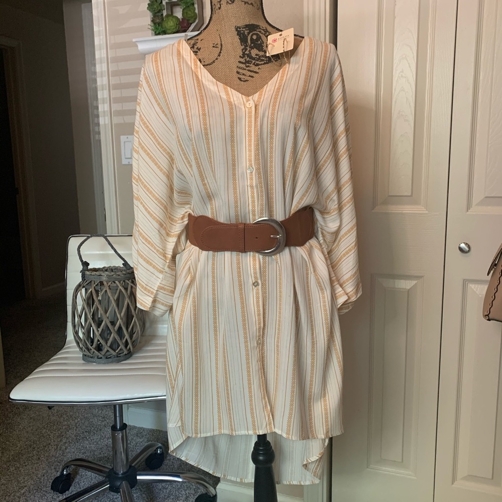 Button Front Tunic - Picture 2 of 7